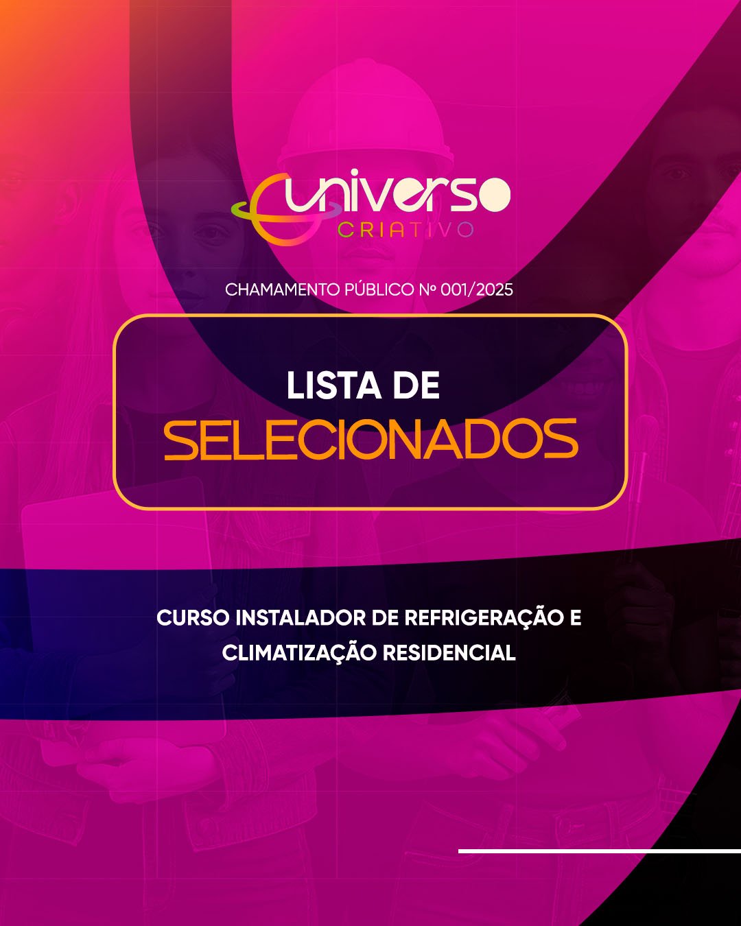 Leia mais sobre o artigo Lista de selecionados do curso Instalador de Refrigeração e Climatização Residencial: