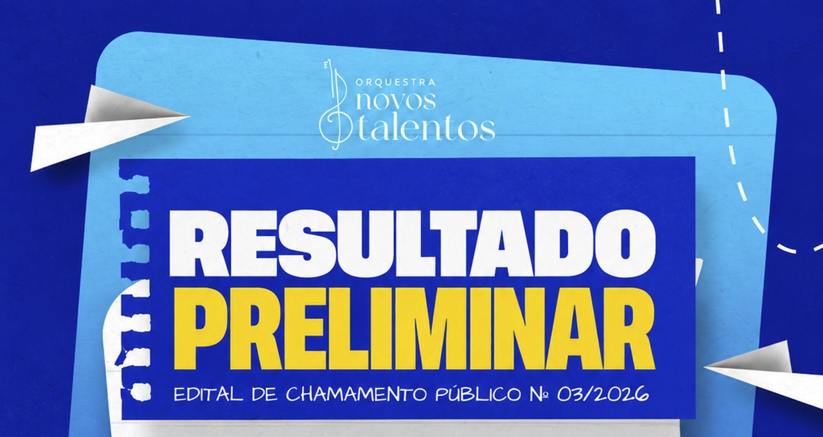 Leia mais sobre o artigo Fundação Nilo Coelho divulga Resultado Preliminar da seleção da Orquestra Novos Talentos